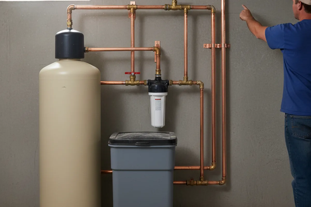 Whole-house water treatment system installed in North Windham